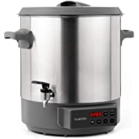 Klarstein Lady Marmalade - Olla para hacer mermeladas- caldera de cocción- termo para bebidas- 27 litros- 1800 W- 30-100…